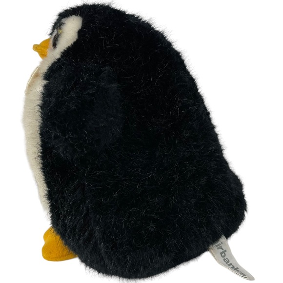 Vintage Fairbanks Penguin Heart Bowtie Eyelashes Plush Russ 880 Valentine Berrie - Picture 6 of 12